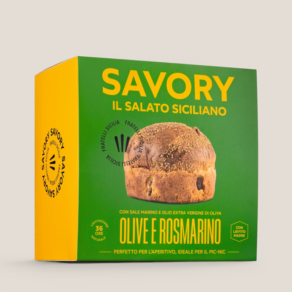 Panettone mit Oliven und Rosmarin