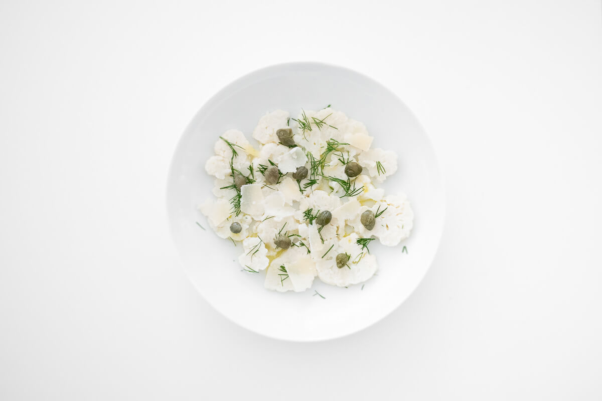Blumenkohl mit Dill und Kapern