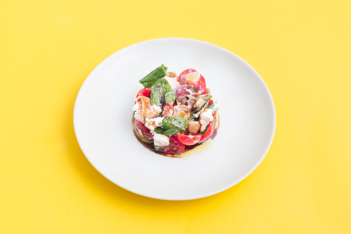 Sehr schneller Tomatensalat
