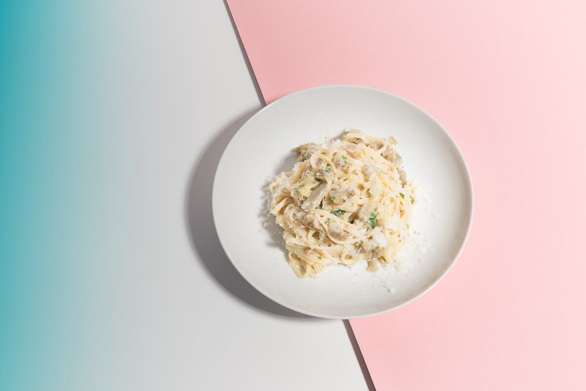 Carbonara di carciofi