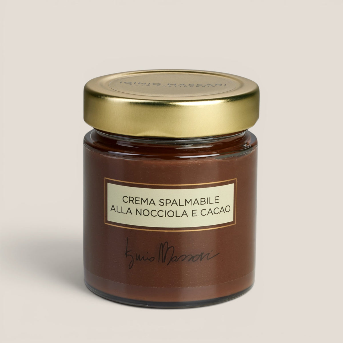 Creme aus Haselnüssen und Kakao