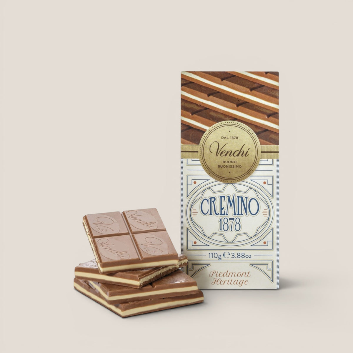 Milch-Gianduiaschokolade mit Mandelcreme