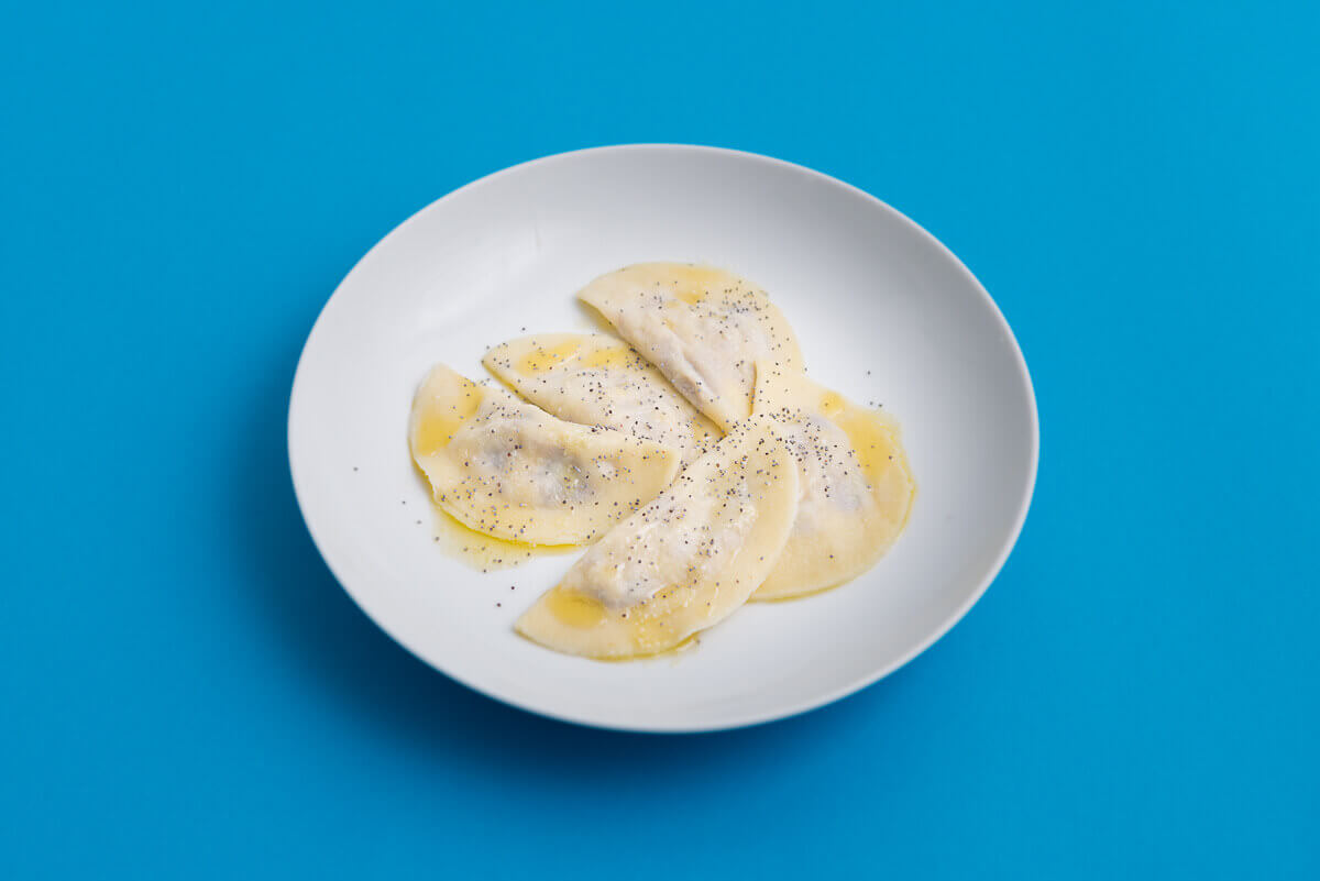 Pasta mit Radicchio und Rosinen
