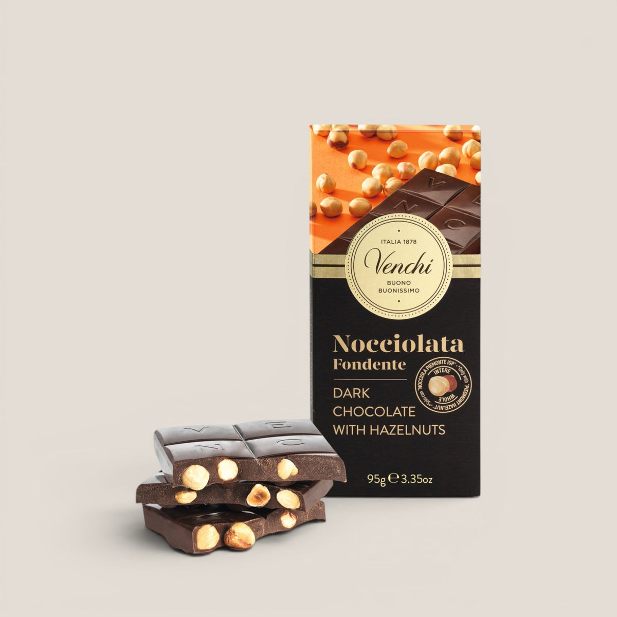Nocciolata - Dunkle Schokolade mit Haselnüssen