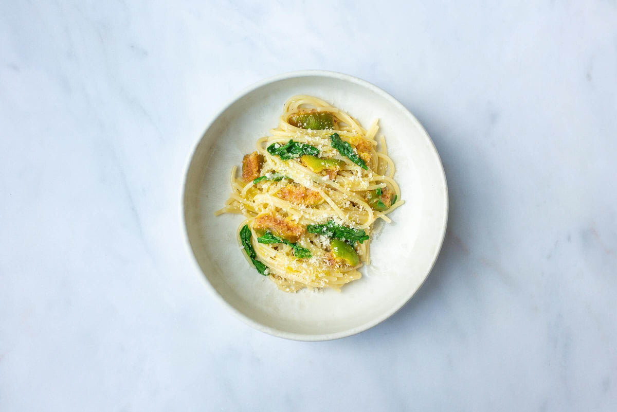 Pasta mit frischen Feigen