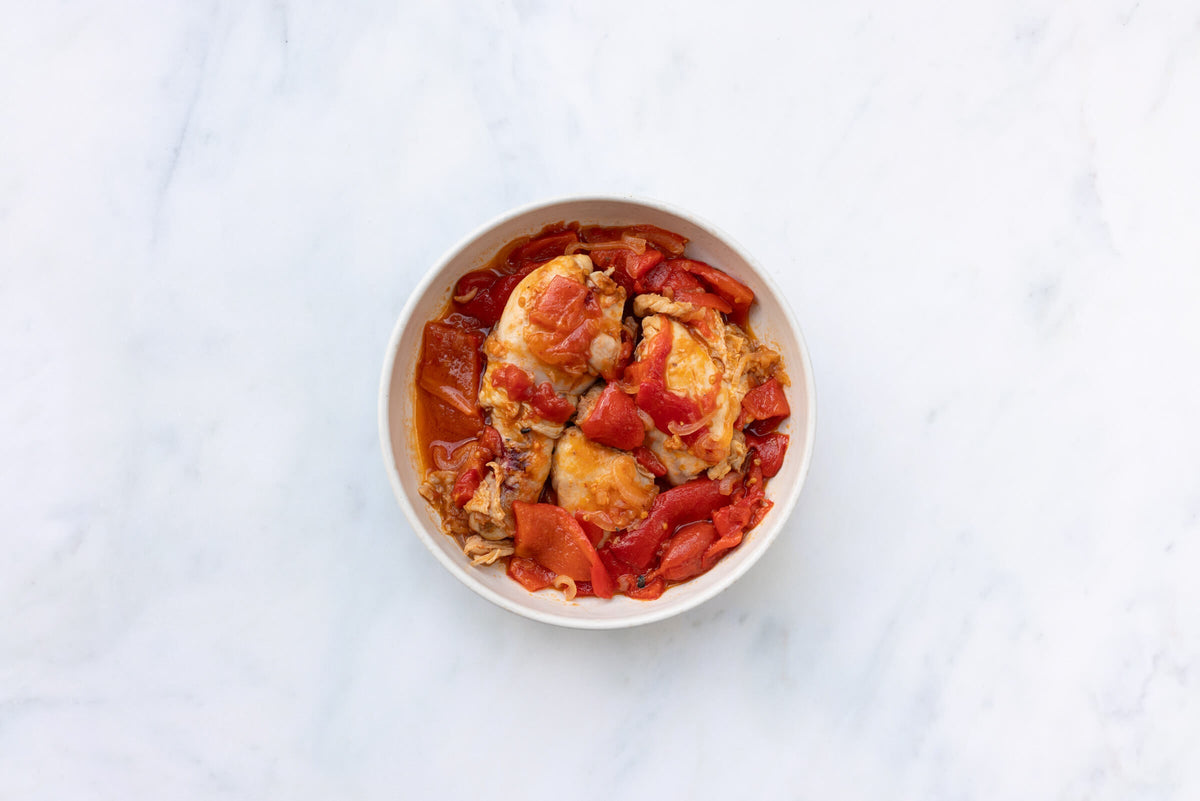 Huhn und Paprika