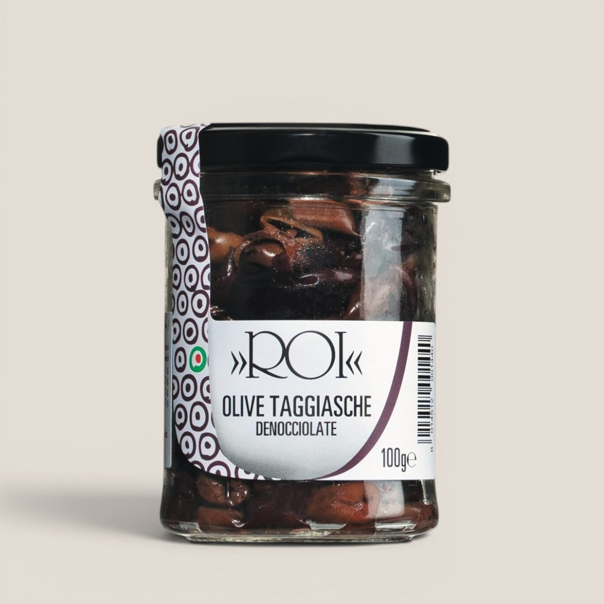 Taggiasca-Oliven getrocknet