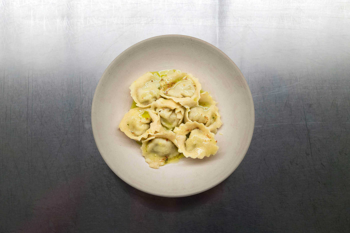 Rezept: Tortelli mit Artischocken und Minzöl