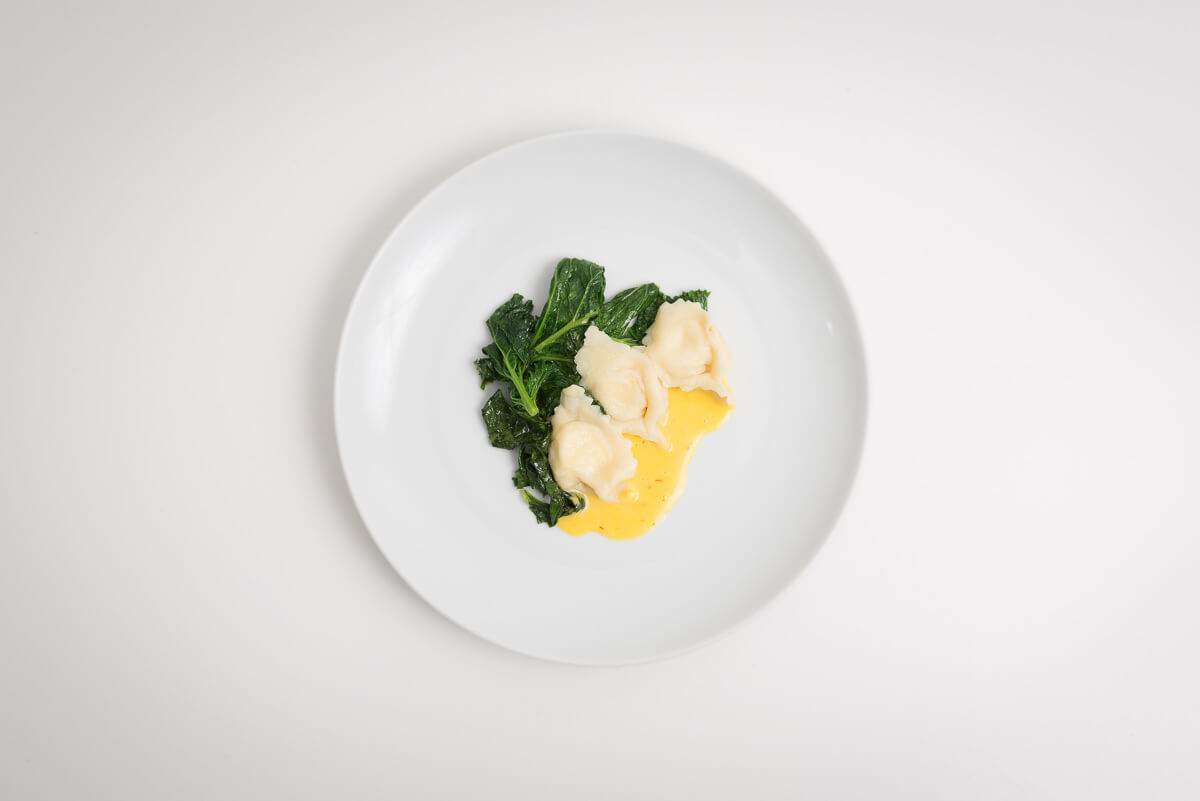 Tortelli rapa e zafferano