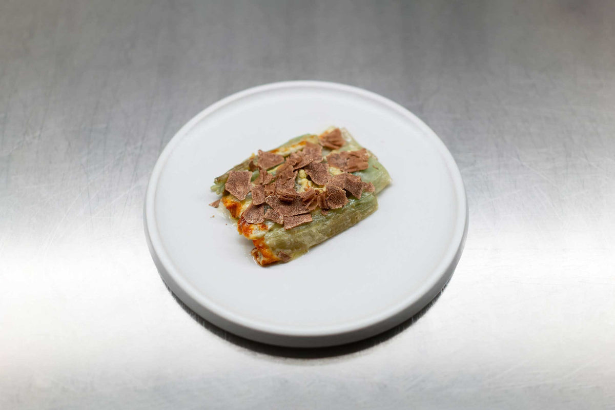 Rezept: Karde mit Fonduta und weißen Trüffeln
