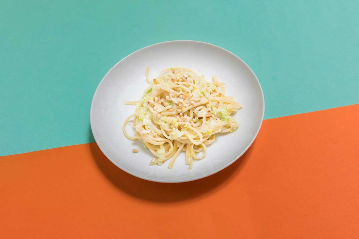 Rezept: Spaghetti mit Porree und Milch