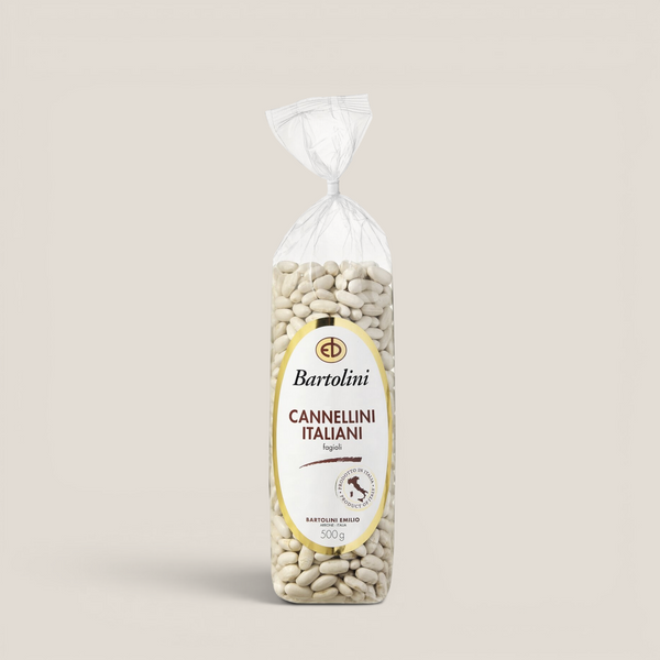 SPLENDIDO Bartolini Borlotti Bohnen in transparenter 500g Packung aus Umbrien