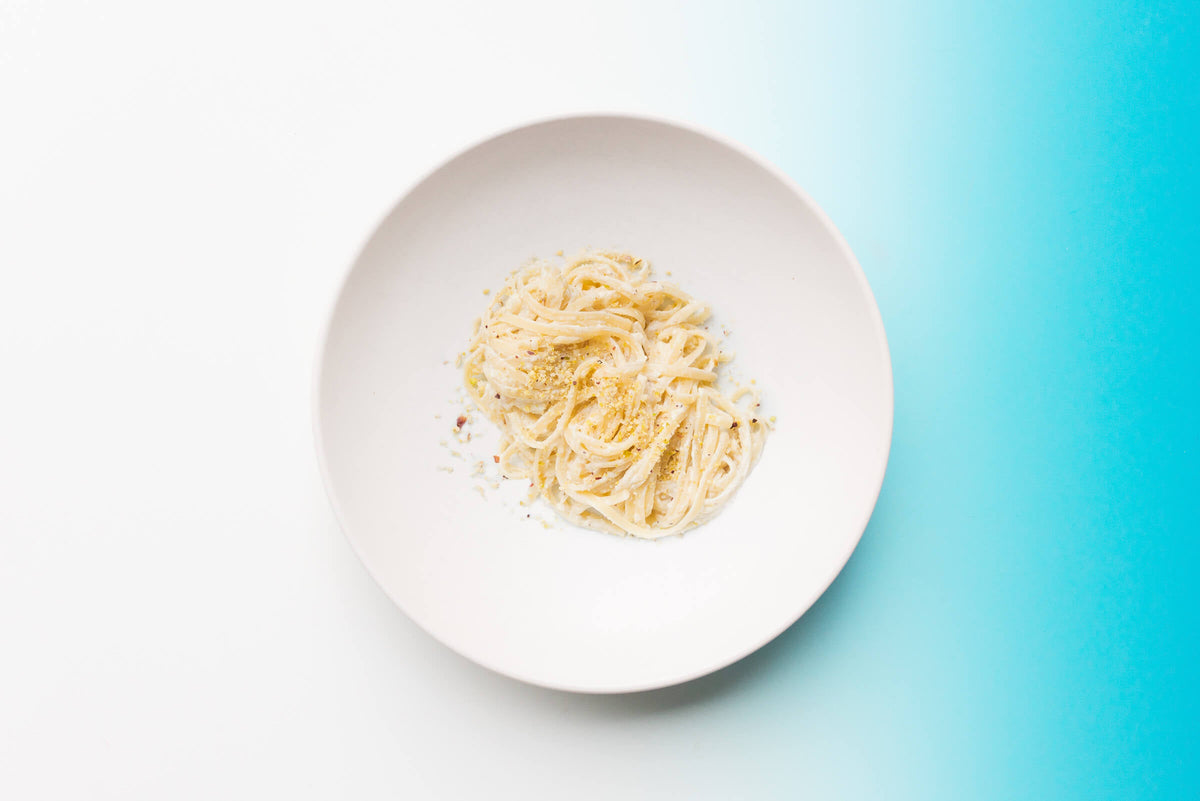 Linguine mit Pistazien, Mandeln und Ricotta